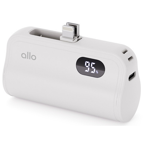 알로코리아 도킹형 미니 보조배터리 502DPD 5000mAh (C타입+8핀, 2개)_이미지