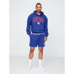 GAP NBA Philadelphia Sixers 로고 헤비웨이트 Sweat 숏 쇼트 반바지 76ers 10396686