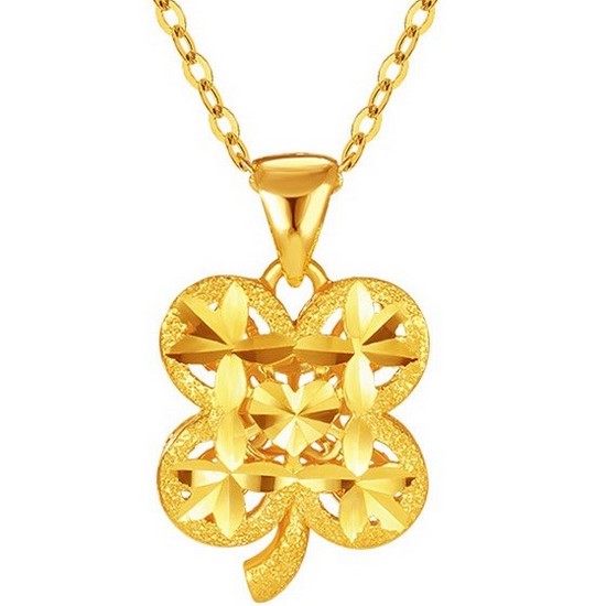 오벨리 벨라순금 네잎클로버 목걸이 7.5g