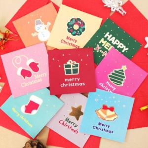 투영 반짝반짝 X-MAS 카드 9set
