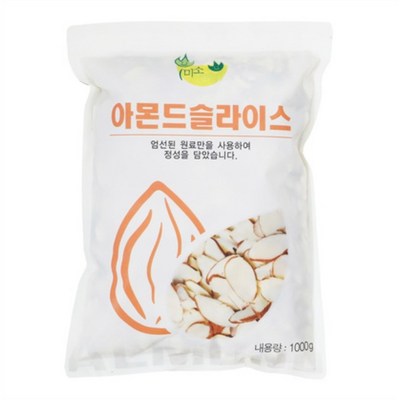 두리식품 아몬드슬라이스 1kg (9개)_이미지