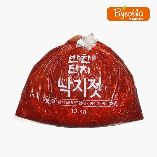낙지젓 10kg 대용량 업소용 양념 젓갈 식당용 절임 밑반찬 반찬
