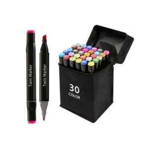 터치파카 미술 드로잉 디자인 마카펜 30색펜홀더포함