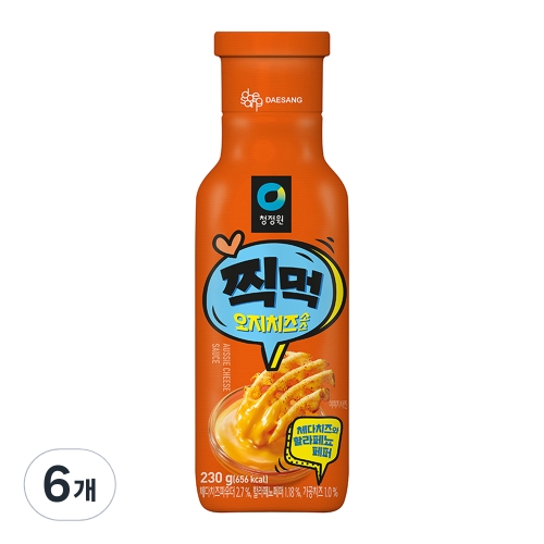 청정원 찍먹 오지치즈소스 230g 6개