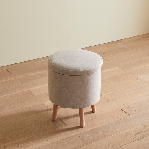 10SPACE 쁘띠 화장대 수납 가능한 스툴 BJ5656