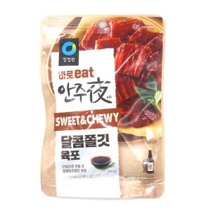 대상 청정원 바로eat 안주야 달콤쫄깃 육포 30g (1개)_이미지