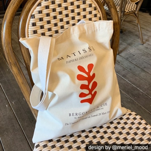 메리엘 무드 레터링 에코백 matisse2 마티스오렌지리프 국내제작_이미지