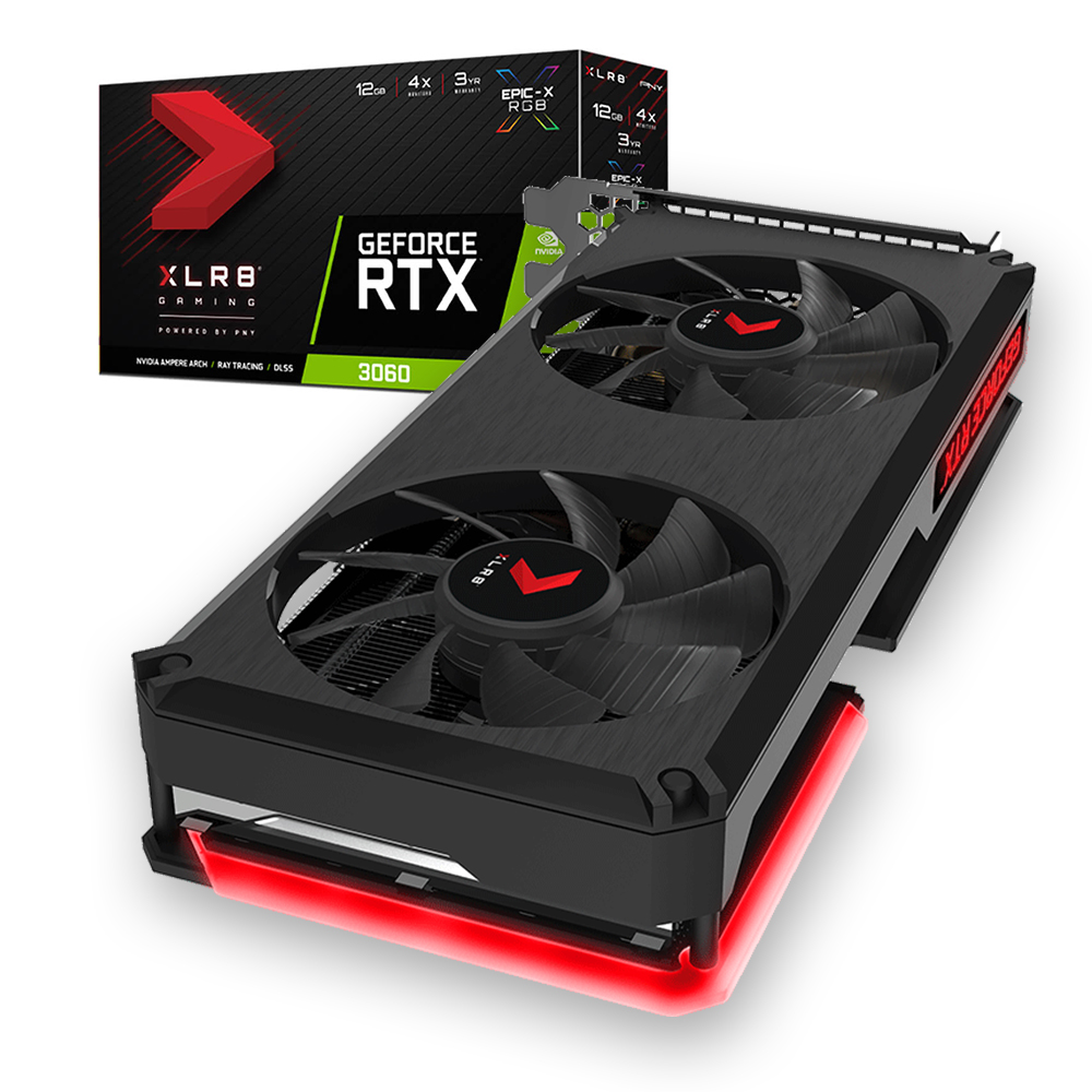 PNY XLR8 지포스 RTX 3060 REVEL EPIC-X RGB D6 12GB Dual 제이씨현_이미지