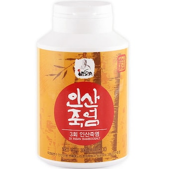 인산죽염 3회 죽염 분말 300g