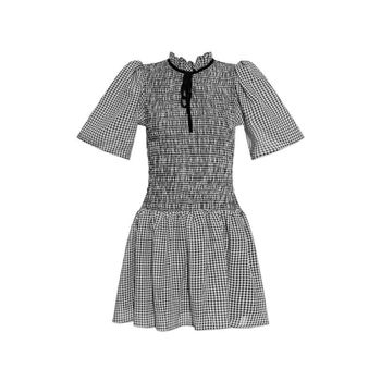 가니 체크 미니 드레스 139133902_이미지