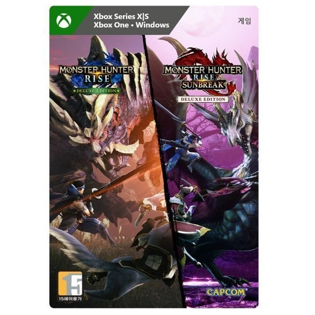 캡콤 몬스터 헌터 라이즈 + 선브레이크 합본팩 한글판 (XBOX Series, 디럭스/다운로드코드)