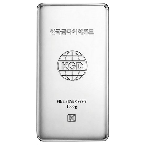 한국금다이아몬드 진공 실버바 은 시세 1kg(1000g)