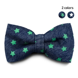 라인 별포인트 청재질 나비넥타이 2종 NV070