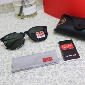 레이밴 뿔테타입 선글라스 0RB 4333D 629271 55