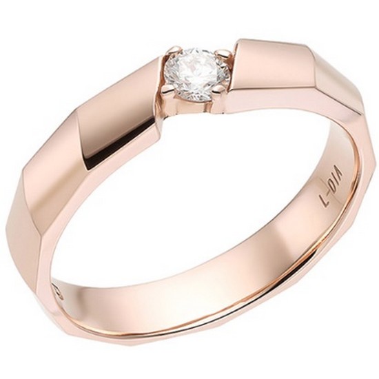 이랜드 로이드 L-DIAMOND 뉴프로미스 14K 여성 커플링 LRF23021D