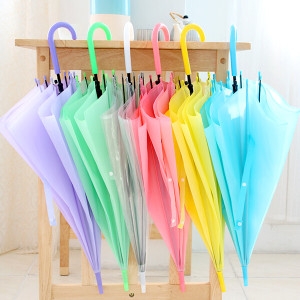 지엘스타 투명 파스텔칼라 비닐 우산