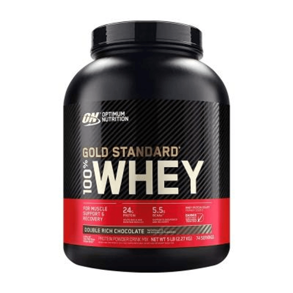 옵티멈뉴트리션 골드 스탠다드 100% 웨이 더블 리치 초콜릿 2.27kg (1개)_이미지