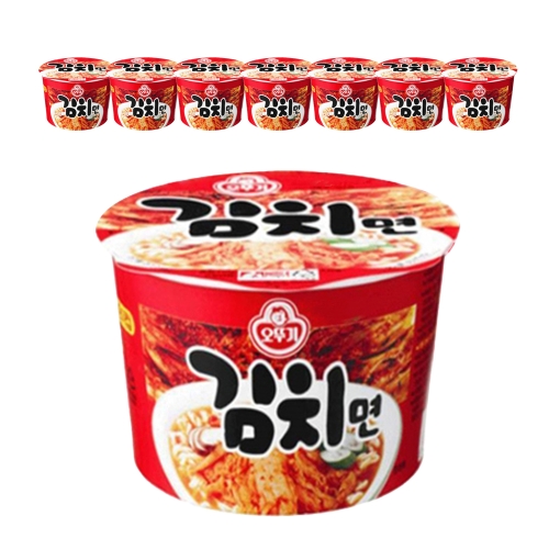 오뚜기 김치면 큰컵 105g (8개)_이미지