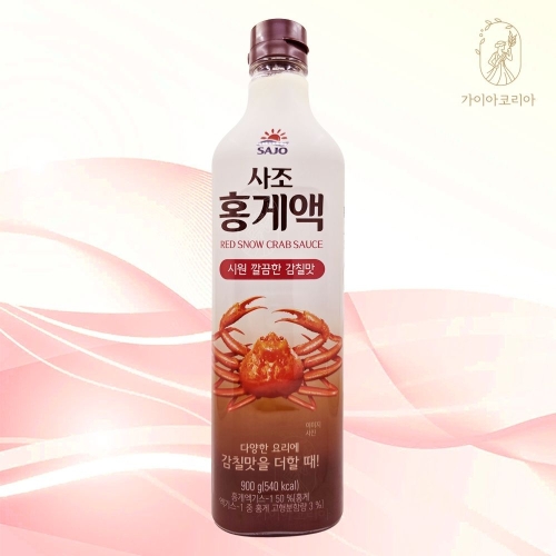 사조대림 사조 홍게액 900ml (4개)_이미지