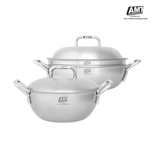 AMT 샤프 316TI 스텐냄비 2종 (양수웍24+파티웍28)