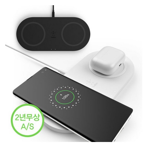 벨킨 부스트업 20W 듀얼 무선충전기 WIZ002kr_이미지