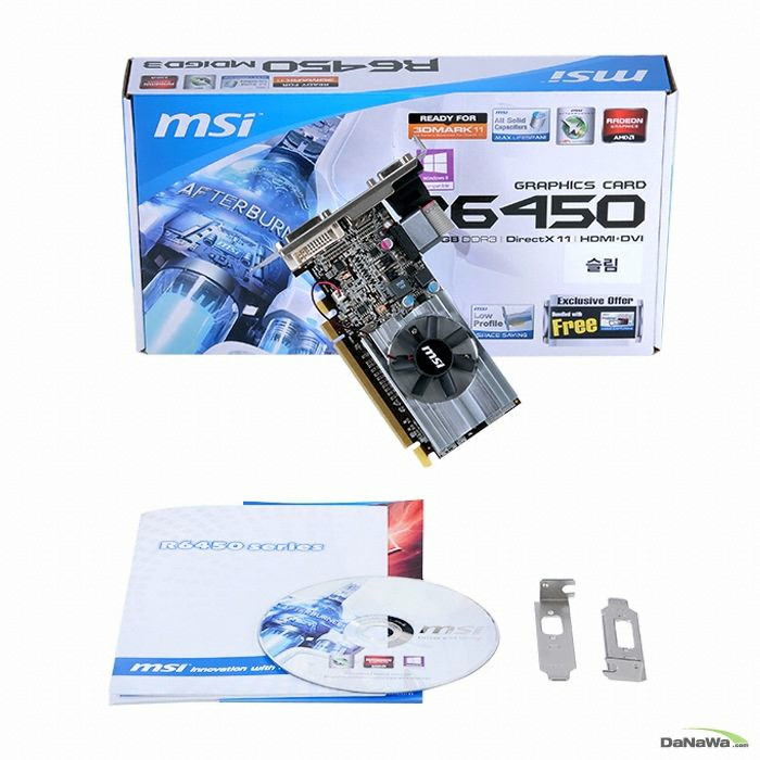 MSI 라데온 HD 6450 슬림 D3 1GB LP_이미지