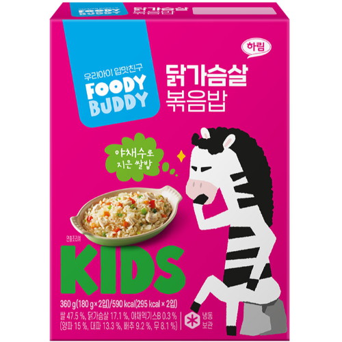 하림 푸디버디 닭가슴살 볶음밥 360g (6개)_이미지