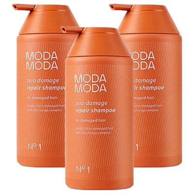 모다모다 제로 데미지 리페어 샴푸 500g (3개)_이미지