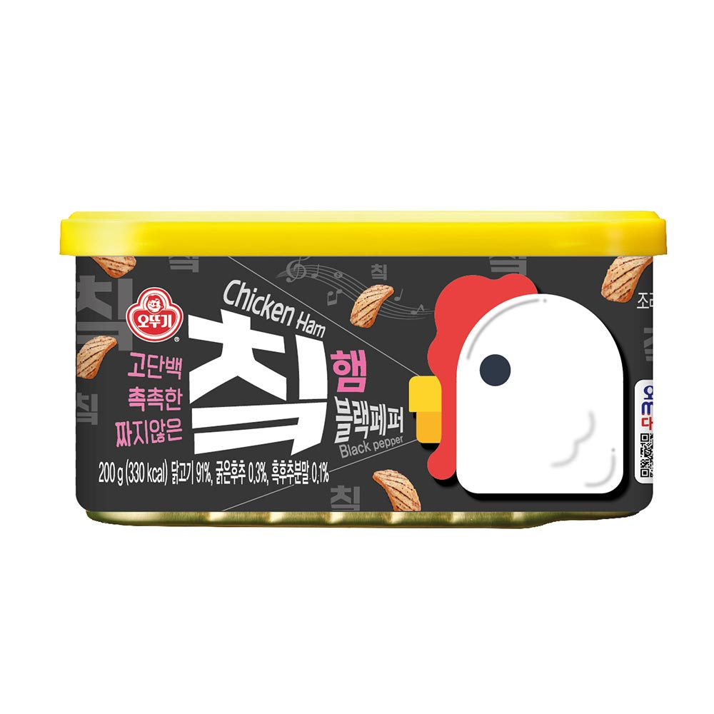 오뚜기 ?햄 블랙페퍼 200g (4개)