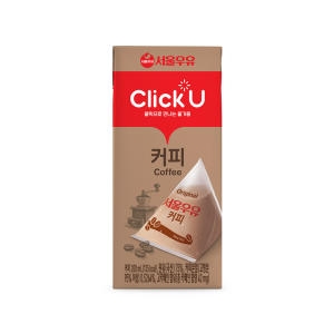 서울우유 클릭유 커피우유 200ml (12개)_이미지