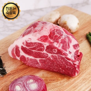 웰굿 한돈1+ 국내산 숙성 돼지고기 통목살 500g [1개]