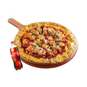 피자마루 크레이지불새 피자 + 콜라 1.25L