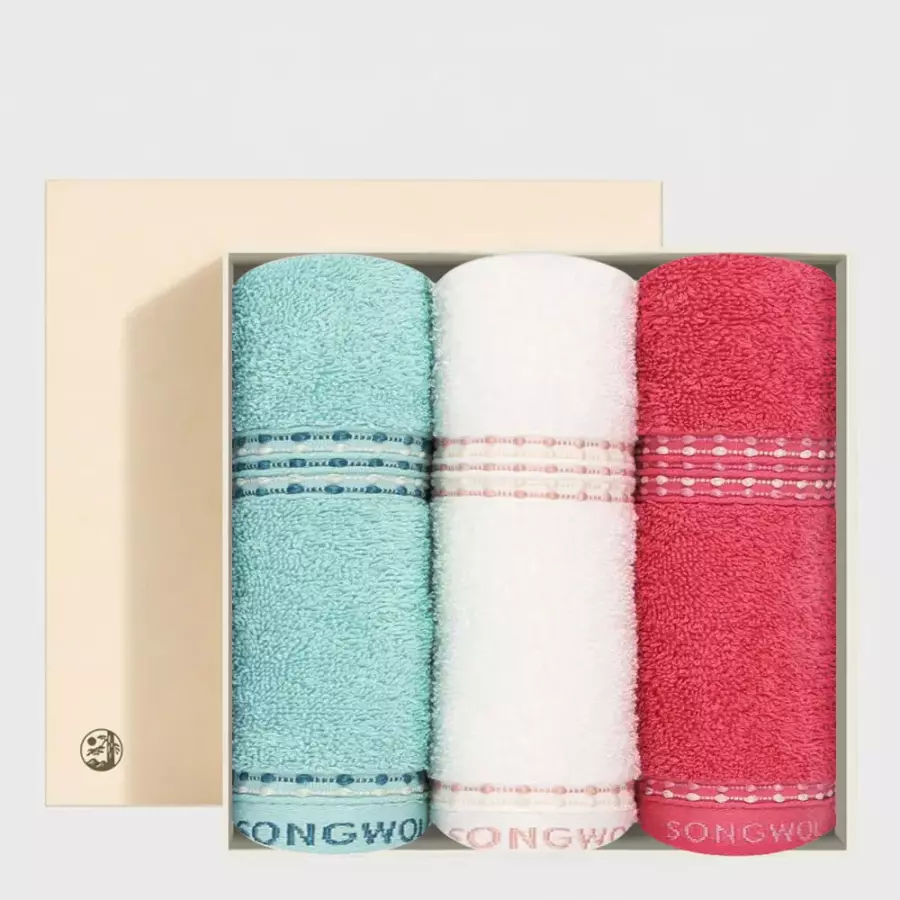 송월타월 볼륨40 16수 140g 선물세트 (3장)_이미지