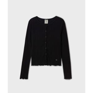 이랜드 후아유 Ribbed Long Sleeve Cardigrill WHLAF2332F 744419