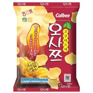 해태제과 오사쯔 1박스 65gx16봉 A13190 8801019606328 고구마스낵 오사쯔과자 봉지과자 스낵