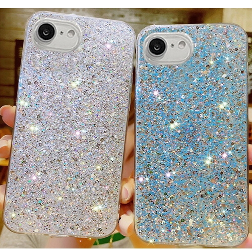 수나르 아이폰16e 블링 글리터 심플 소프트 케이스