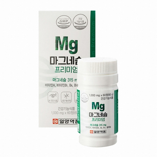 일양약품 마그네슘 프리미엄 60정 (4개)_이미지