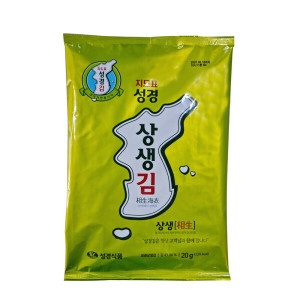 성경식품 지도표성경김 상생김 성경 전장김 20gx30봉 조미김_이미지
