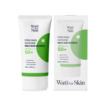 와티포스킨 PDRN NMN 엑소좀 마일드 선크림 SPF50+ 50ml (1개)_이미지