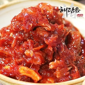 해담음 아가미젓 400g 속초 젓갈 양념 대구 반찬_이미지