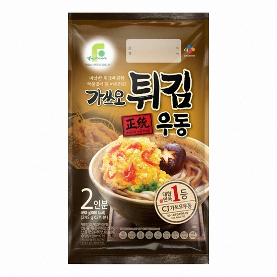 CJ제일제당 가쓰오 튀김우동 490g (1개)_이미지