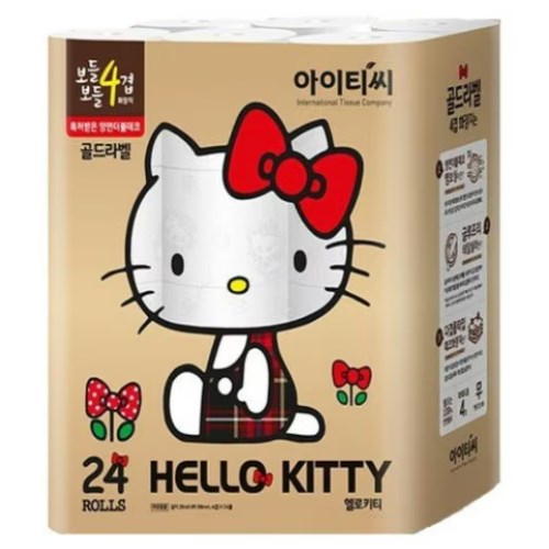 아이티씨 헬로키티 골드라벨 25m (24롤) (3팩)