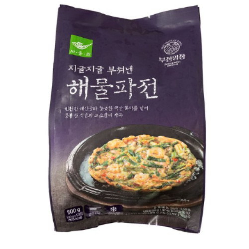 사옹원 부침명장 지글지글 부쳐낸 해물파전 500g (1개)