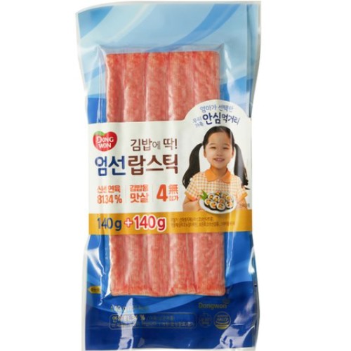 동원F&B 김밥에 딱 엄선 랍스틱 140g (2개)