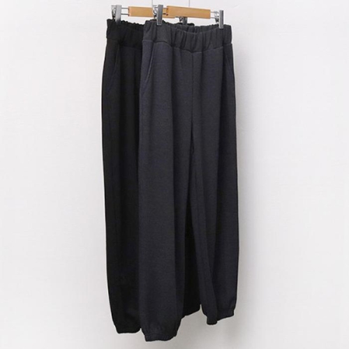 강물처럼 빅사이즈밴딩팬츠 6890L411 트레이닝와이드조거팬츠 WX