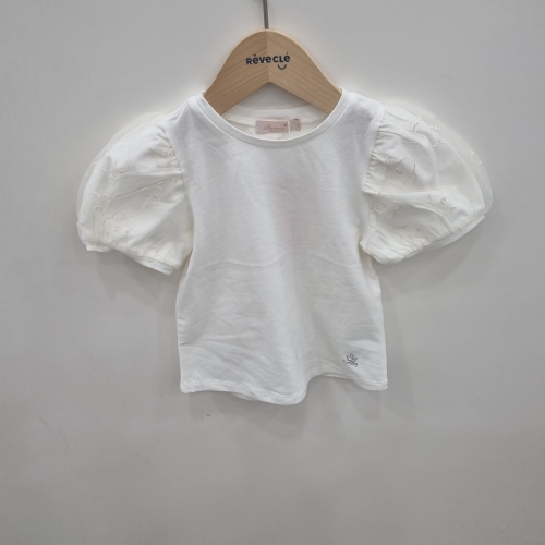 페리미츠 레베끌레 꽃퍼프소매 티셔츠 P2522T175_01_IC