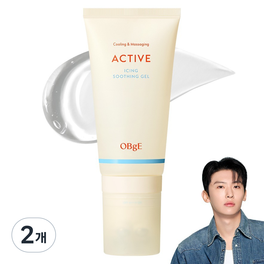 오브제 남성 액티브 아이싱 수딩젤 150ml (2개)