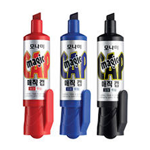 모나미 매직캡 유성 매직 (12개)
