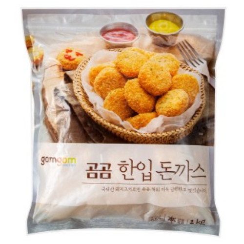 쿠팡 곰곰 한입 돈까스 1kg (3개)_이미지