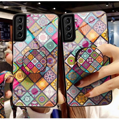 고지비 갤럭시S10 5G 에스닉 자개 마그네틱 강화유리 케이스